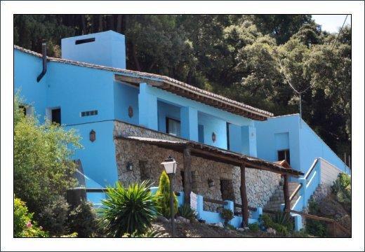 Casas Rurales Juzcar Centro Екстериор снимка